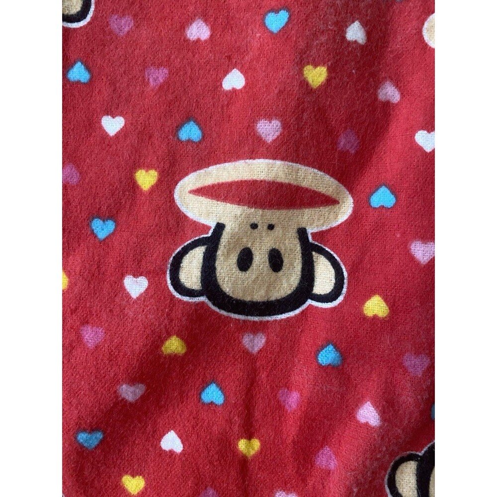 Paul Frank Pajama Set Signature Monkey Red Vintage Y2K Adult Women’s XL - Picture 11 of 16